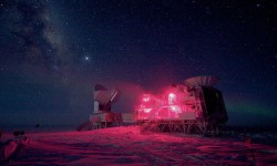 South Pole Telescope Photo: Keith Vanderlinde, National Science Foundation