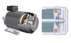 Рис. 9. Сенсорный подшипник SKF с неподвижным наружным кольцом в основном используется в качестве датчика обратной связи в асинхронных электродвигателях переменного тока.