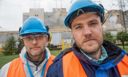 SKF Polska公司资产管理专家Jacek Gwiżdż（左）和 GDF SUEZ Energia Polska计划分析专家Wojciech Stasiukiewicz。