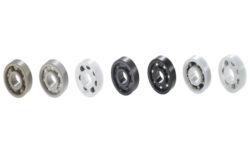 Fig. 6b: Polymer ball bearings can be manufactured from different polymer materials.