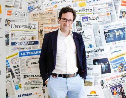 Christian de Boisredon, founder of Sparknews and Impact Journalism Day.