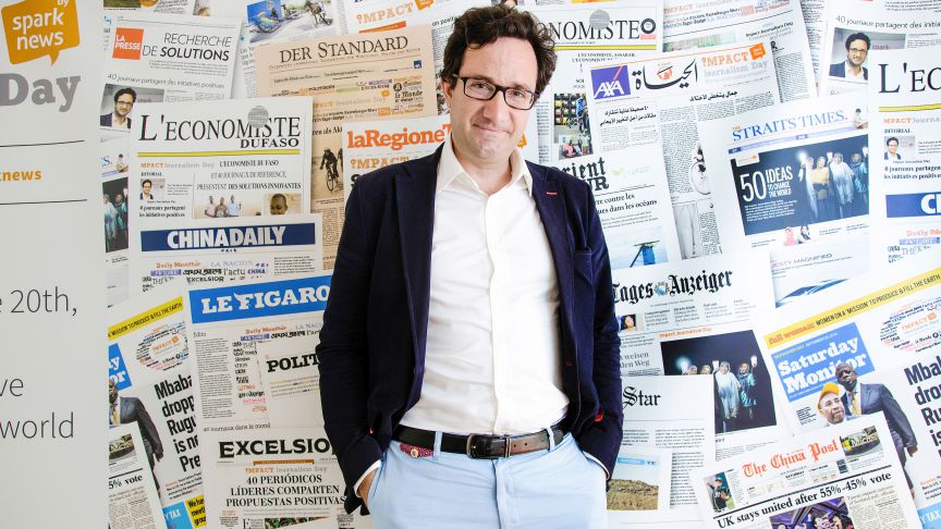 Christian de Boisredon, fundador de Sparknews y del Día del Periodismo de Impacto.