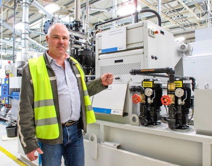 Martin Zverina, manager SKF lubrication systems plant