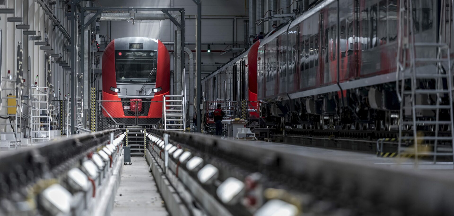 Le train électrique à grande vitesse Lastochka