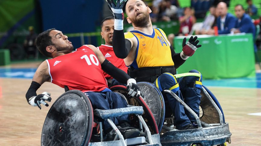 瑞典轮椅橄榄球队所用轮椅配备了SKF特制的球轴承。