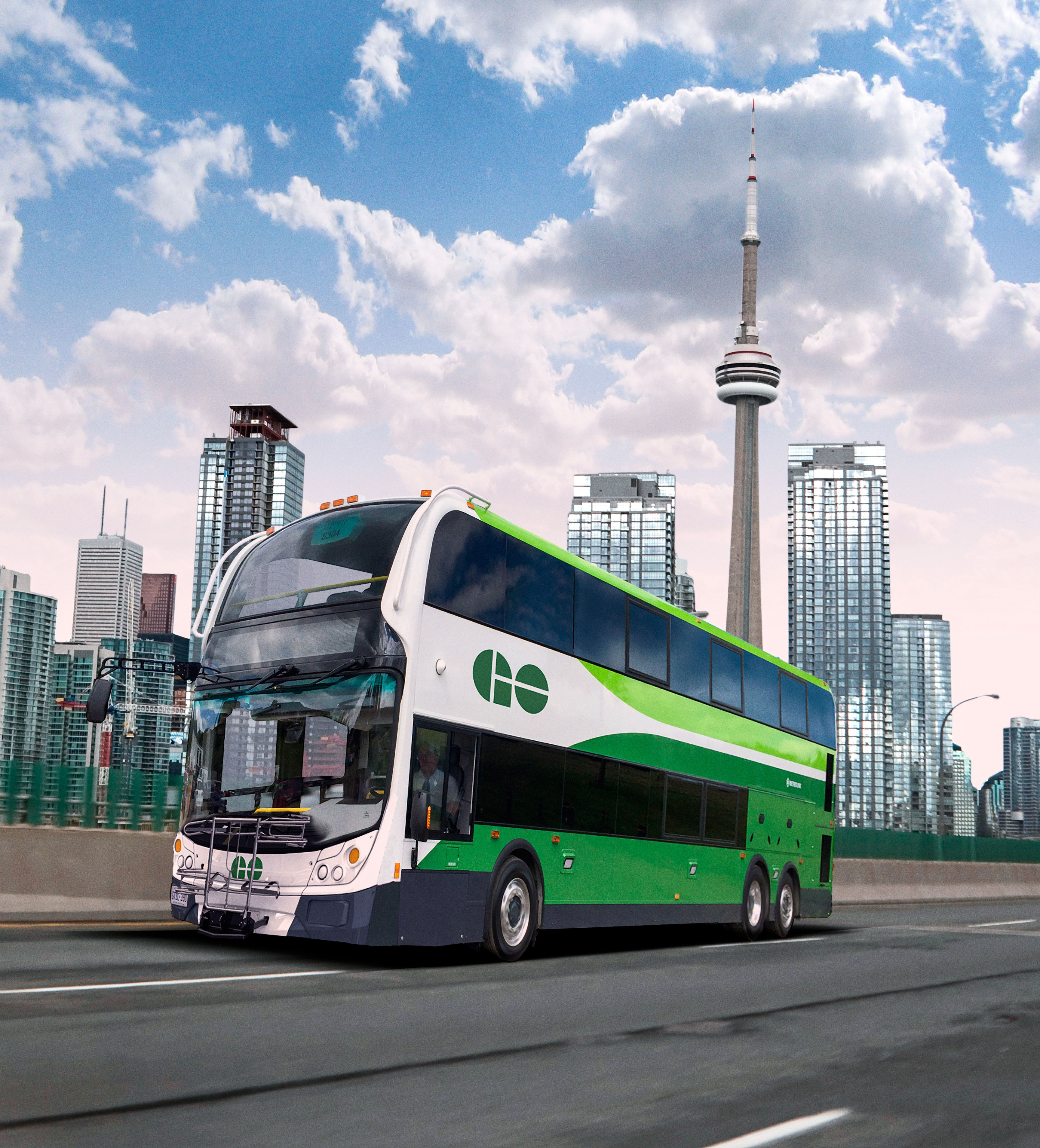 Enviro500 Bus von Alexander Dennis Limited im Dienste von GO Transit in Kanada.