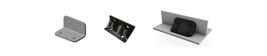 Obr. 6: Srovnání kovových výztužných patek a patek SKF Black Design.