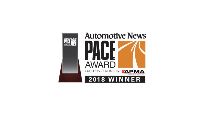 SKF wins 2018 automotive award