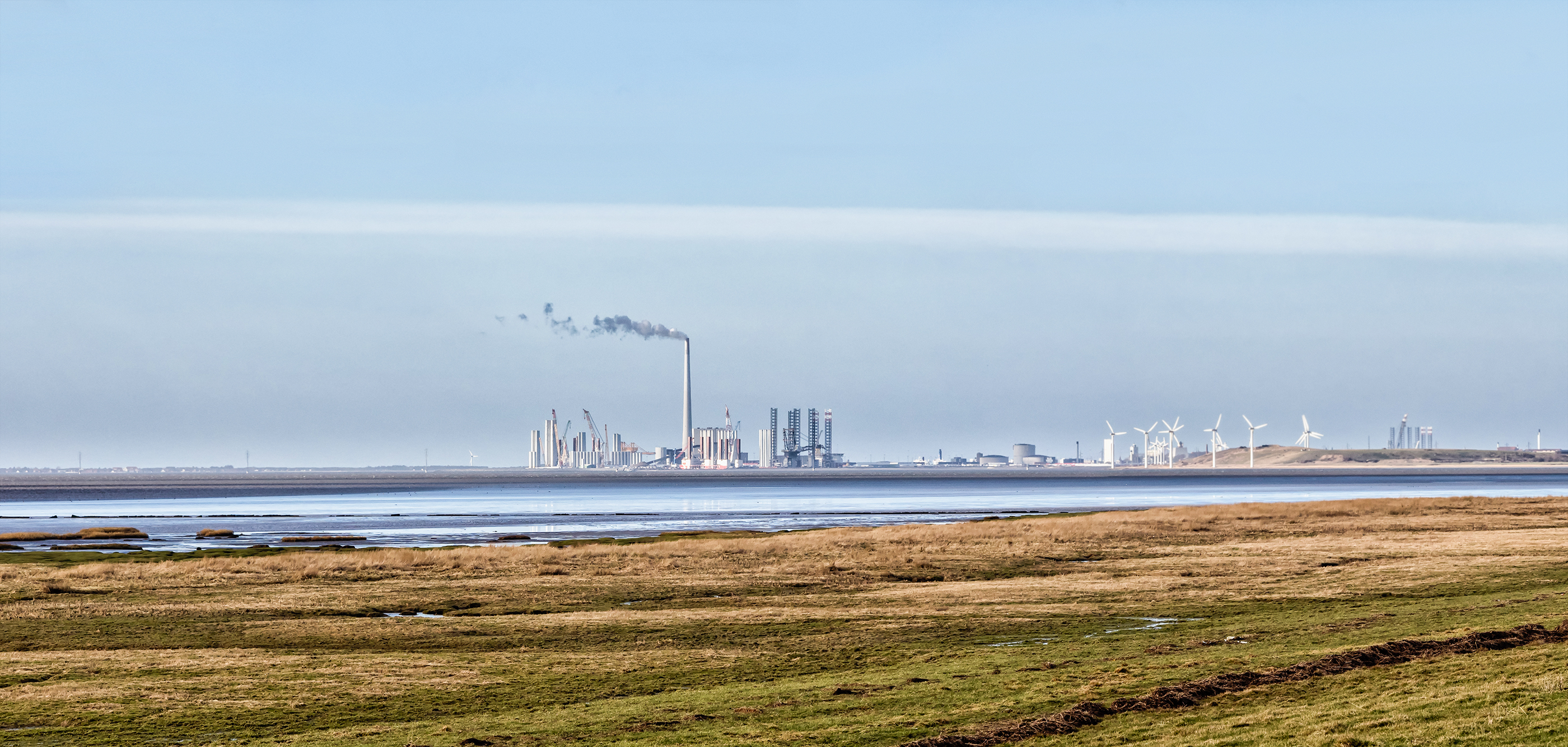 Esbjerg, Danimarca, è una località importante per l’industria eolica europea.