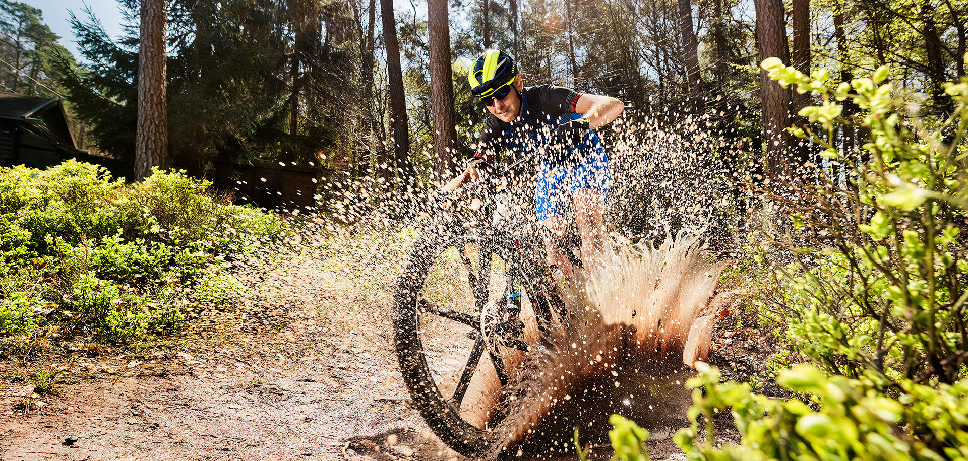 Mountain bike with SKF MTRX bearings