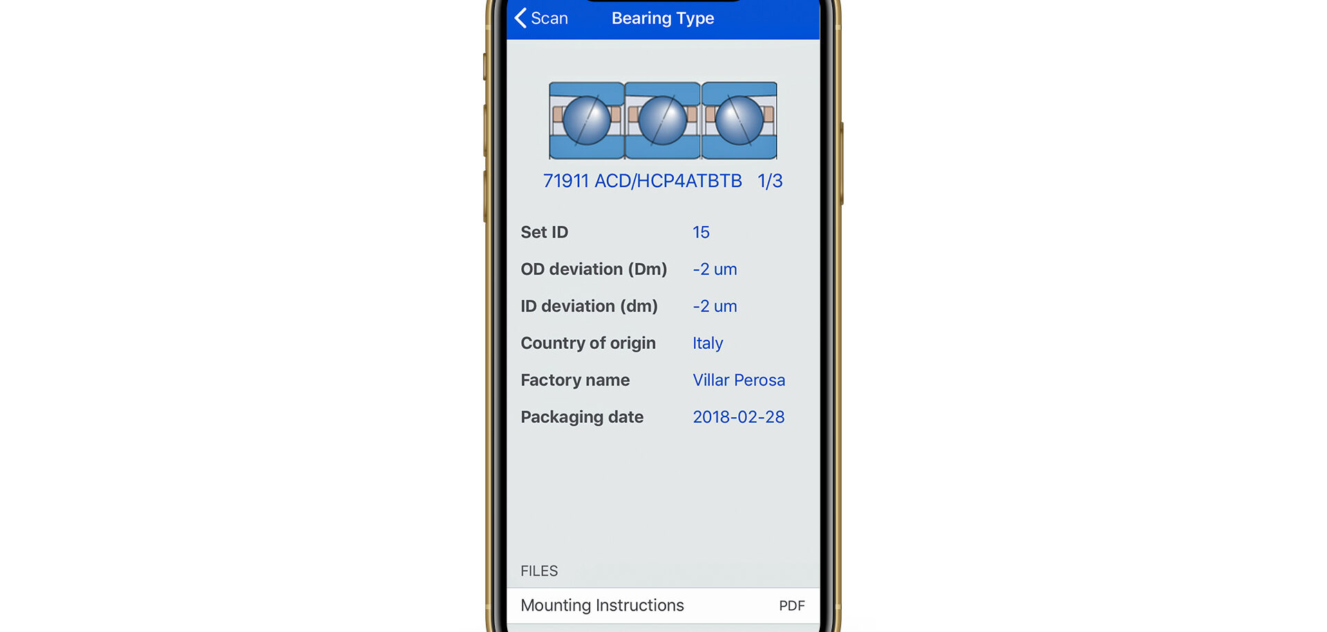 New app for tracing bearings