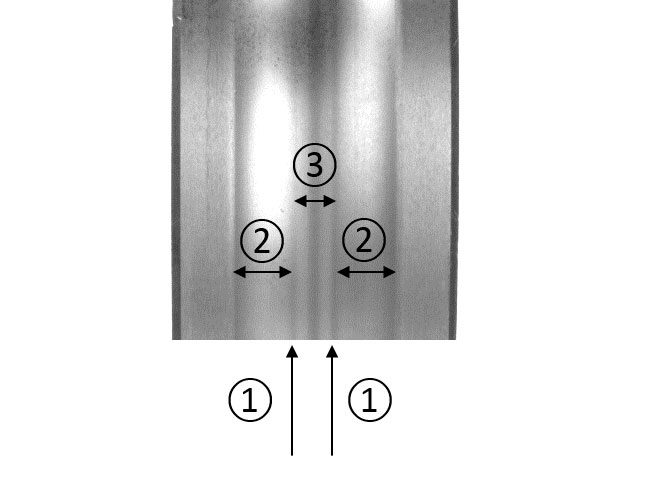 Bild 4b: Einfluss der elastischen Verformung auf den Innenring eines Rillenkugellagers