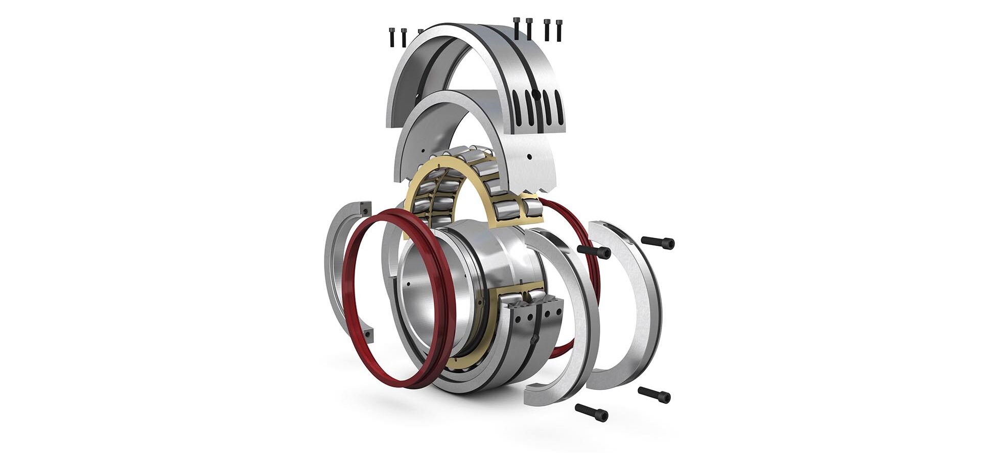 Replacement benefits with split spherical roller bearings