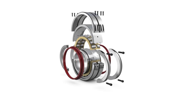 Replacement benefits with split spherical roller bearings