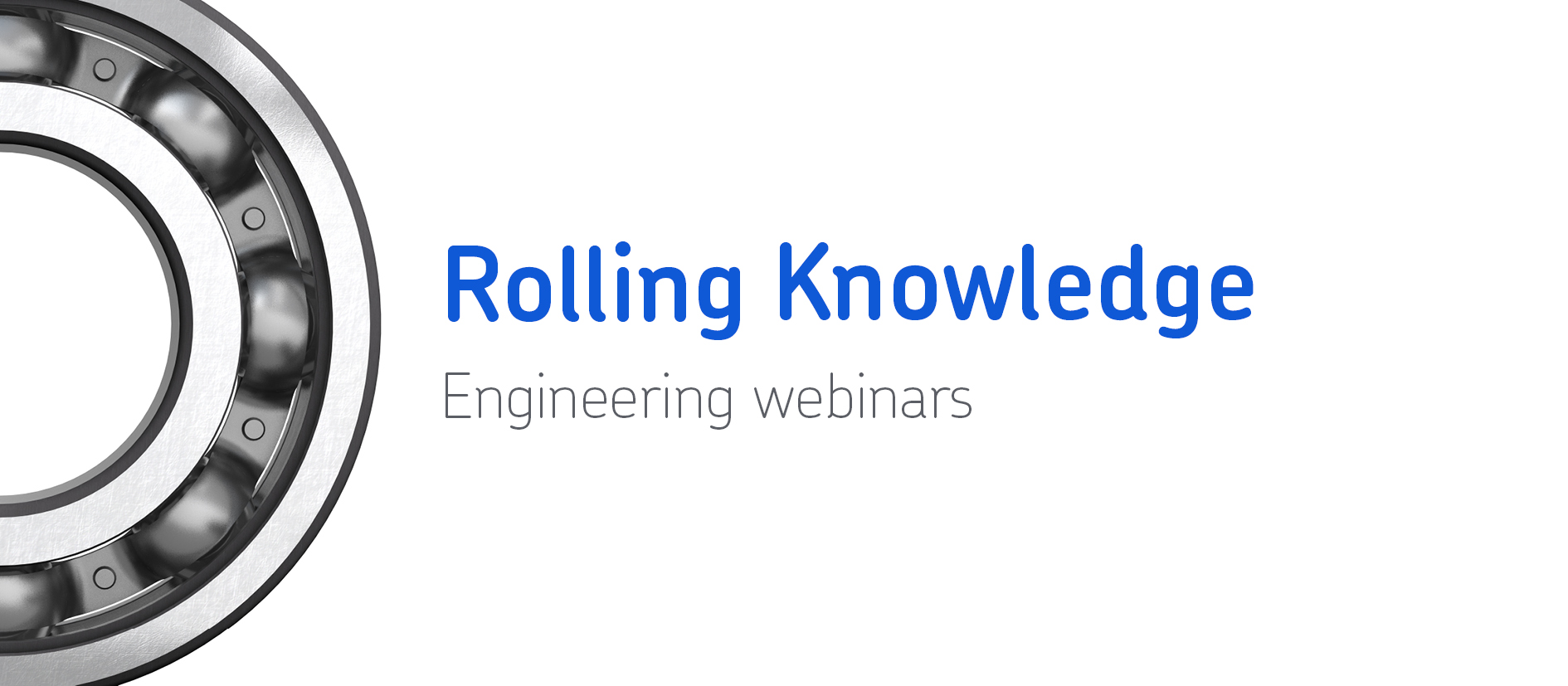 SKF Rolling Knowledge webinars