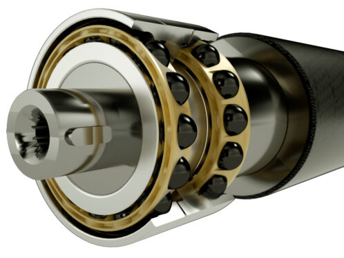 Hybrid bearings in chiller application