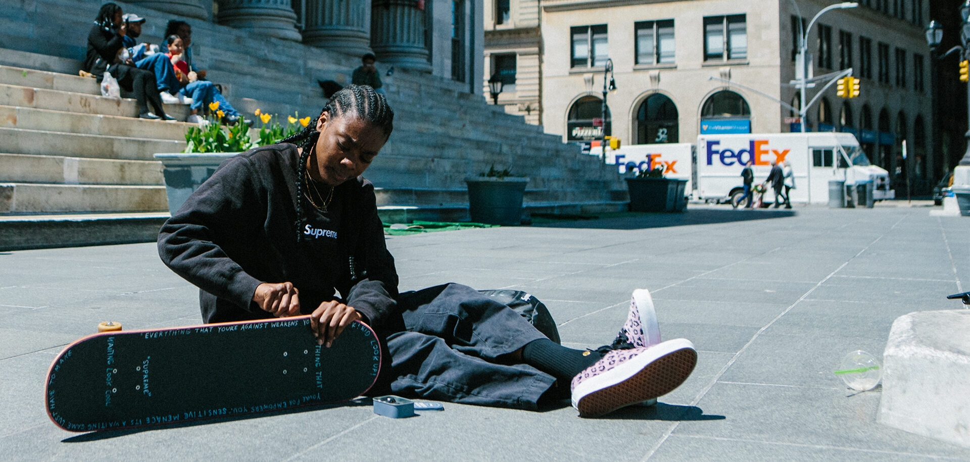 MAKING THE SUPREME LOUIS VUITTON SKATEBOARD! 