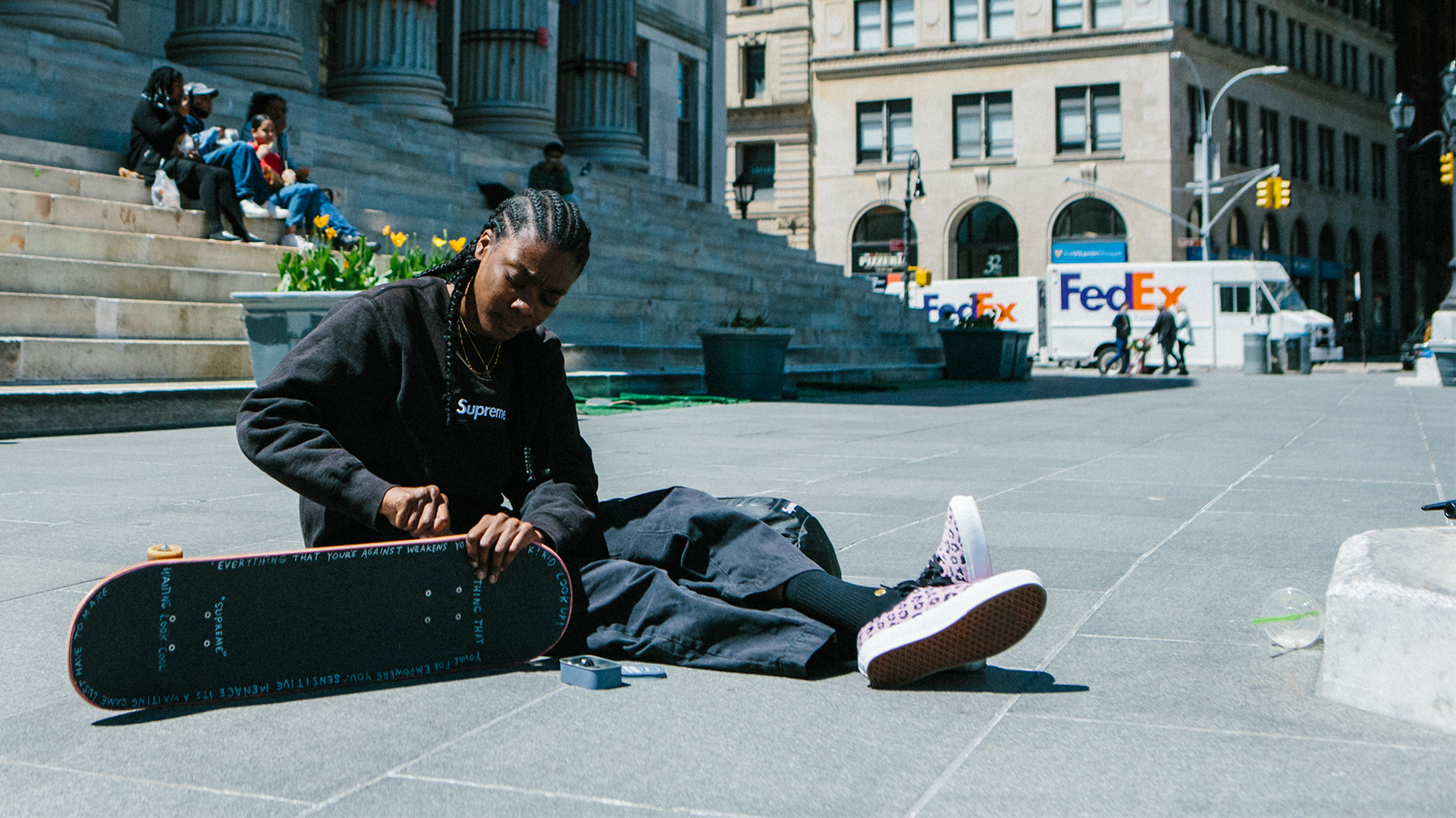 MAKING THE SUPREME LOUIS VUITTON SKATEBOARD! 